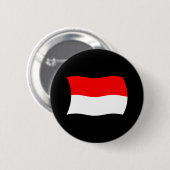 Indonesië Vlag Knop Ronde Button 5,7 Cm (Voorkant /achterkant)
