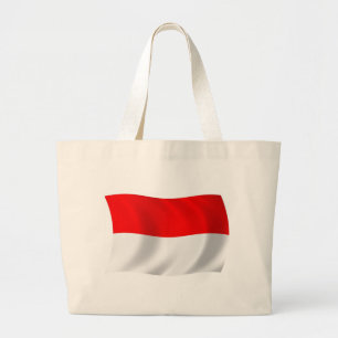 Indonesië Vlag Schoudertas Grote Tote Bag