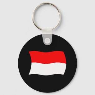 Indonesië Vlag Sleutelhanger