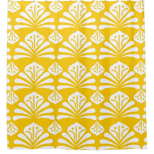 Indonesisch batik typisch ontwerp, combinatie van  douchegordijn (Voorkant)