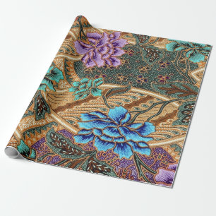 Indonesisch patroon cadeaupapier