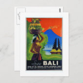  Indonesisch reisbureau Bali Briefkaart (Voorkant / Achterkant)