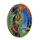 Indonesisch reisbureau Bali Dartbord (Voorkant Links)