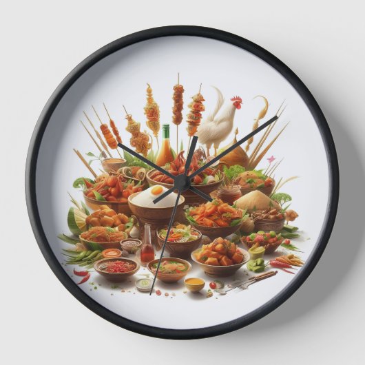 Indonesisch Traditioneel eten O'clock (Voorkant)