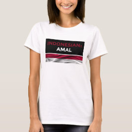Indonesische Amal-vrouwen T-shirt