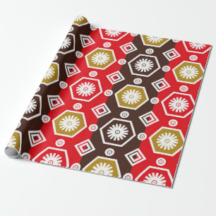 Indonesische batikmotieven met een zeer duidelijk cadeaupapier