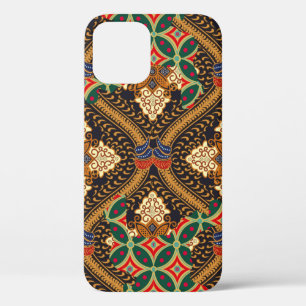 Indonesische batikmotieven met een zeer duidelijk iPhone 12 hoesje