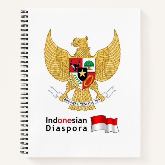 Indonesische diaspora notitieboek (Voorkant)