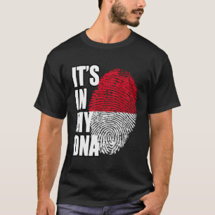 Indonesische erfgoed DNA-vlag T-shirt