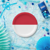 Indonesische (Indonesische) vlag Papieren Bordje (Feest)