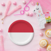 Indonesische (Indonesische) vlag Papieren Bordje (Feest)