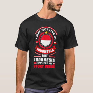 Indonesische Indonesische vlag Quote_1 T-shirt