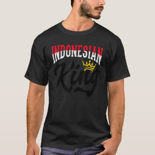 Indonesische Koning Indonesië Indonesisch Indonesi T-shirt