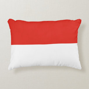 Indonesische vlag accent kussen