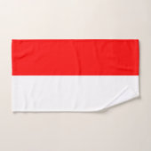 Indonesische vlag bad handdoek (Handdoek)