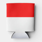 Indonesische vlag blikjeskoeler (Voorkant)