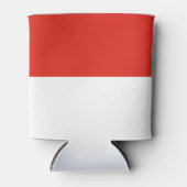 Indonesische vlag blikjeskoeler (Voorkant)