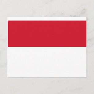 Indonesische vlag briefkaart