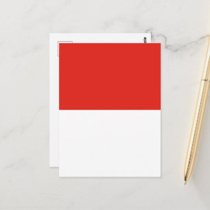 Indonesische vlag briefkaart