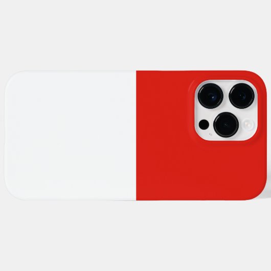 Indonesische vlag Case-Mate iPhone case (Achterkant (horizontaal))