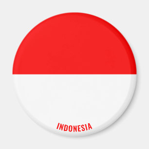 Indonesische vlag charmant patriotticum magneet