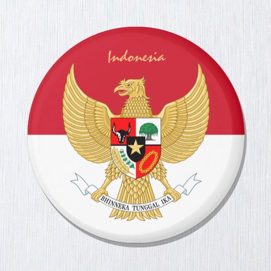 Indonesische vlag en Indonesische feestdagen/sport Magneet