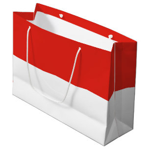 Indonesische vlag groot cadeauzakje