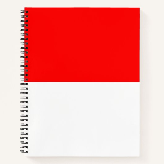 Indonesische vlag (Indonesië) Notitieboek (Voorkant)