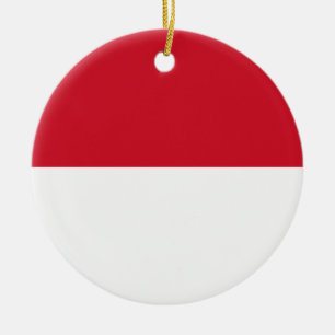 Indonesische vlag keramisch ornament