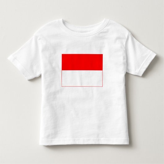 Indonesische vlag kinder shirts (Voorkant)