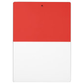 Indonesische vlag klembord (Achterkant)