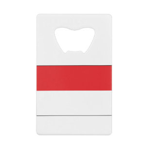 Indonesische vlag kredietkaart flessenopener