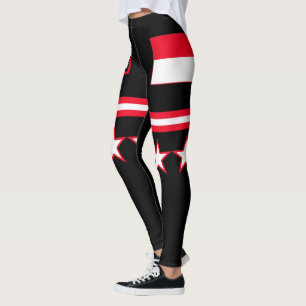 Indonesische vlag leggings