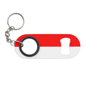Indonesische vlag mini flessenopener