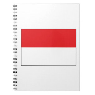 Indonesische vlag notitieboek