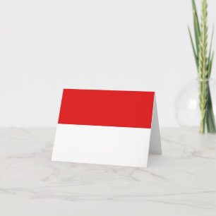 Indonesische vlag Notitiekaart
