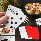 Indonesische vlag pokerkaarten (Insitu)
