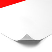 Indonesische vlag poster (Hoek)