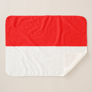 Indonesische vlag sherpa deken
