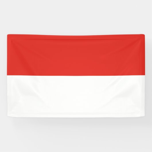 Indonesische vlag spandoek (Horizontaal)