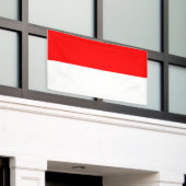 Indonesische vlag spandoek (Buitenkant Gebouw)