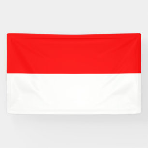 Indonesische vlag spandoek