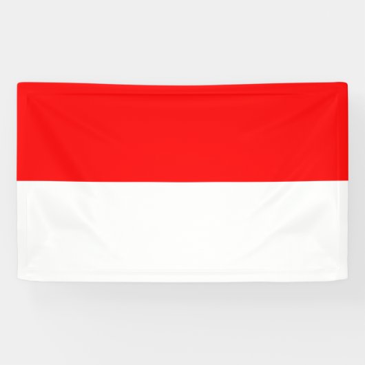 Indonesische vlag spandoek (Horizontaal)