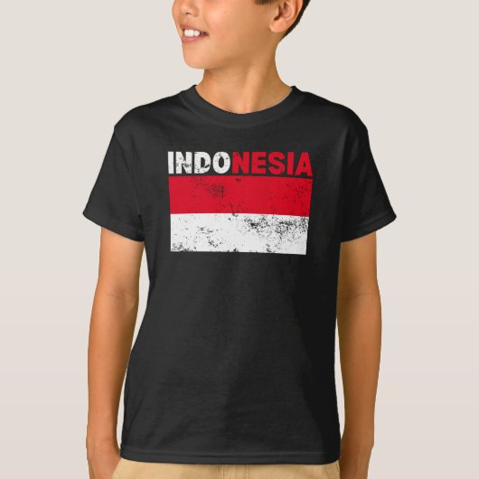 Indonesische vlag  T-Shirt (Voorkant)