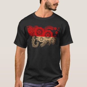 Indonesische vlag t-shirt