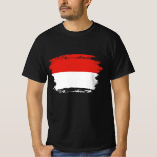 Indonesische vlag t-shirt