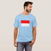 Indonesische vlag t-shirt (Voorkant volledig)