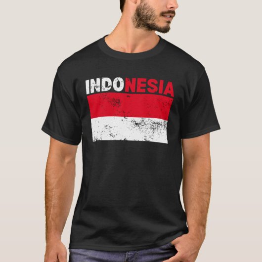 Indonesische vlag  T-Shirt (Voorkant)