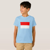 Indonesische vlag t-shirt (Voorkant volledig)
