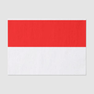 Indonesische vlag tissuepapier